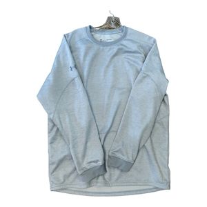 Under Armour Loose Mens XL Crew Neck Sweater Gray Long Sleave Sweatshirt